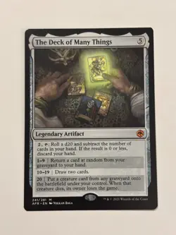 The Deck of Many Things Adventures in the Forgotten Realms Magic Card - Image 1