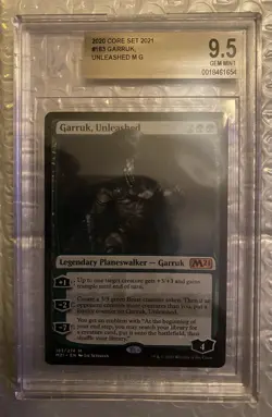 2020 MTG Garruk, Unleashed Graded Card Beckett 9.5 with Box Magic The Gathering - Image 2