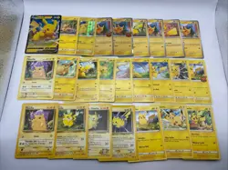 25 Different Pikachu Pokemon TCG Card Lot - Base Set Jungle WOTC Holo + - Image 1