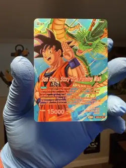 2024 DBS CARD GAME #EX24-01 SON GOKU, STORY OF A FORMING WISH - Image 1