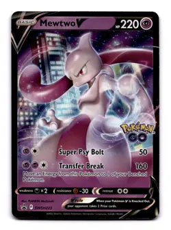 Mewtwo V - SWSH223 Sword & Shield Promo Cards Promo NM - Image 1