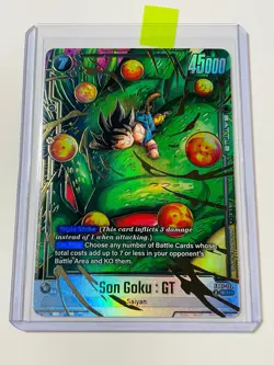 Son Goku GT FB07-122 SCR Alternate Alt Art Dragon Ball Super Fusion World Card - Image 2