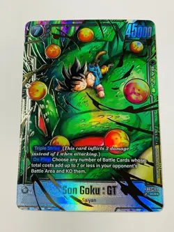 Son Goku GT FB07-122 SCR Alternate Alt Art Dragon Ball Super Fusion World Card - Image 3