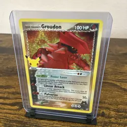Pokemon Card Team Magmas Groudon 9/95 Celebrations Classic Collection Near Mint - Image 1