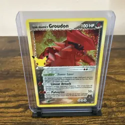 Pokemon Card Team Magmas Groudon 9/95 Celebrations Classic Collection Near Mint - Image 3