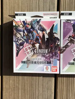 Gundam Card Game starter deck st07 celestial drive st08 flash of radiance eng - Image 3