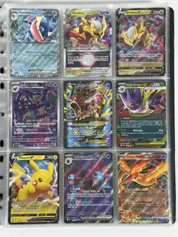 Pokemon Card Collection Binder Lot Holo Rare Mega Dream M Gyarados Gengar Pika - Image 1