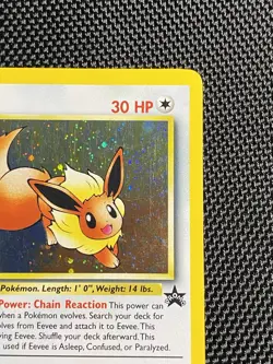 Pokemon Eevee #11 Swirl Black Star Promo Holo Card - Image 3