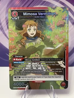 Black Clover Union Arena TCG Card Mimosa Vermillion English UE08BT/BCV-1-093 SR - Image 1