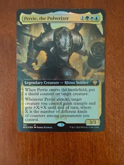 1 x Perrie, the Pulverizer - Foil - Extended Art - Commander: Streets of New Cap - Image 1