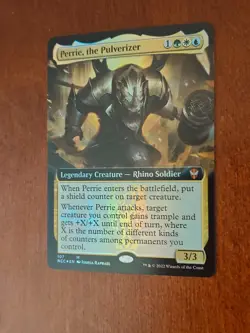 1 x Perrie, the Pulverizer - Foil - Extended Art - Commander: Streets of New Cap - Image 2