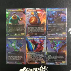 2025 Magic The Gathering Spider-Man Scene Box Full Set 6 cards - Image 1