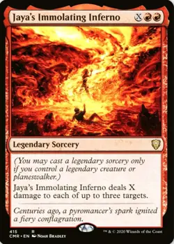 X 1 Jaya's Immolating Inferno NM-M Dominaria 133 MTG Magic The Gathering - Image 1