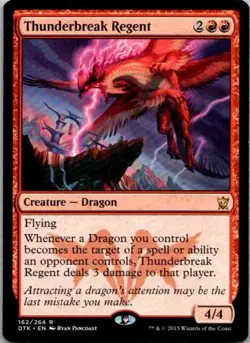 MTG - 4 x Thunderbreak Regent - Playset 4x x4 - Dragons of Tarkir Regular NM - Image 1