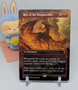 Rite of the Dragoncaller 🐉NM🐉 Foundations Magic The Gathering MTG #331 - Image 1