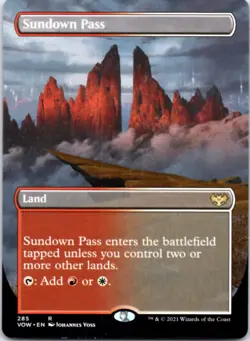 Sundown Pass (Borderless) Innistrad: Crimson Vow, 285 NM - Image 1