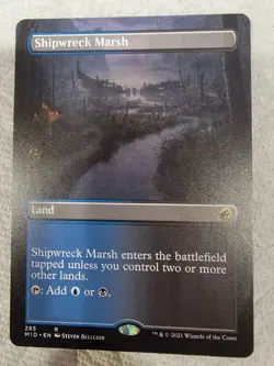 Magic the Gathering: Shipwreck Marsh (Borderless) Innistrad: Midnight Hun - Image 1