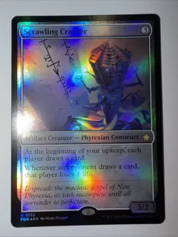 MTG Foundations - SCRAWLING CRAWLER - FOIL - Rare 0132 - NM - Image 2