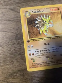 Sandslash - 1999 Pokemon Fossil Set - #41/62 - 1st Edition - Image 2