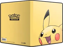 Ultra Pro Pokemon 4 Pocket Binder Portfolio and Pages 2025 Pikachu Edition - Image 2