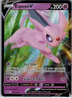 Espeon V SWSH201 SWSH: Sword & Shield Promo Cards - Pokemon Card - NM - Image 1