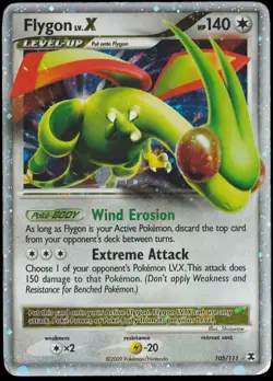 Flygon 105/111 Pokemon TCG Rising Rivals Holo Ultra Rare - Image 1