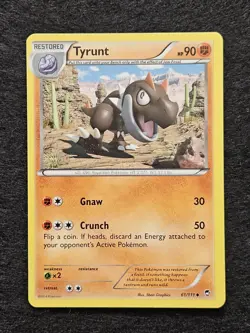 Tyrunt 61/111 Regular Uncommon Pokemon TCG XY Furious Fists - Image 1