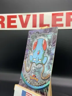 1999 Topps Pokemon Tentacool HOLO Foil Blue Logo #72 HP - Image 4