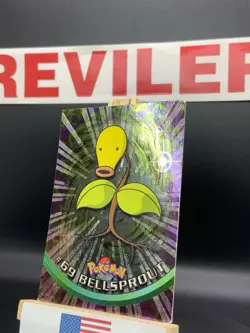 1999 Topps Pokemon Tv #69 Bellsprout Holo - HP - Image 3