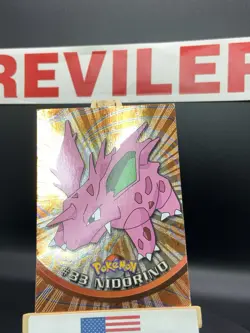 Pokemon Nidorino Pokemon 2000 Topps Chrome #33 - HP - Image 2