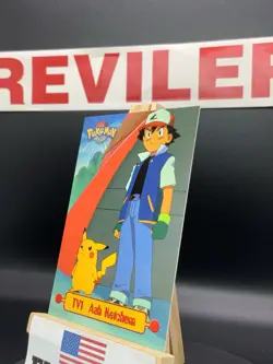 Ash Ketchum #TV1 - 1999 Black Topps Pokemon Series 1 - Image 4