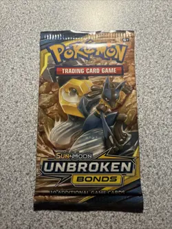 Pokemon Sun & Moon Unbroken Bonds Booster Pack - Image 1