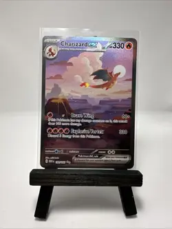 Pokemon TCG Charizard EX 199/165 Scarlet & Violet 151 SIR Near Mint - Image 1