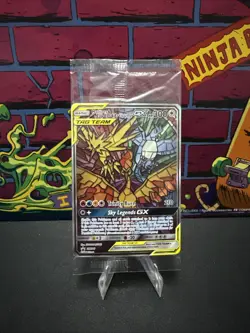 Pokemon TCG Stained Glass Bird Trio Moltres, Zapdos, Articuno (Promo SM210) - Image 1