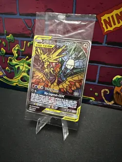 Pokemon TCG Stained Glass Bird Trio Moltres, Zapdos, Articuno (Promo SM210) - Image 3