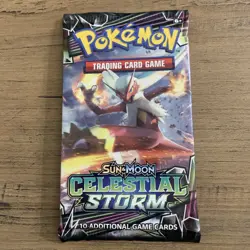 Pokemon Celestial Storm Booster Pack Factory Sealed Sun and Moon - Image 1