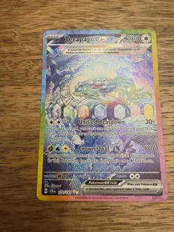 Terapagos ex 170/142 SIR Stellar Crown Pokemon - Image 1