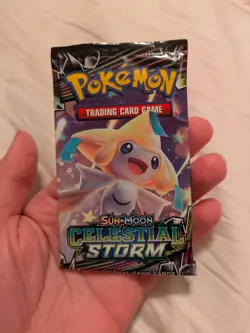Pokemon TCG Sun & Moon Celestial Storm Sealed Booster Pack - Image 1