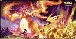NEW-Pokemon TCG Charizard Ultra Premium Collection Playmat Play Mat Mouse Pad - Image 1
