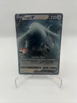138/195 Lugia V Prize Pack Series Stamped Play Pokemon TCG Silver Tempest - Image 1