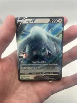 138/195 Lugia V Prize Pack Series Stamped Play Pokemon TCG Silver Tempest - Image 3