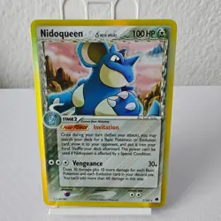 Pokemon Nidoqueen EX Dragon Frontiers 7/101 100HP Delta Species Reverse Holo - Image 1