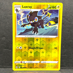 2021 POKEMON FUSION STRIKE LUXRAY 093/264 REVERSE HOLO (RARE) - Image 1