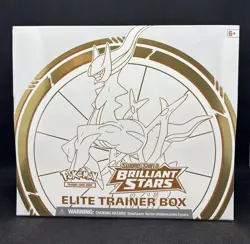 Pokemon TCG Brilliant Stars Elite Trainer Box ETB Sealed See Pics of Small TEARS 820650850127 - Image 1