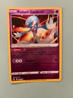 RADIANT GARDEVOIR 069/196 LOST ORIGIN POKEMON-ULTRA RARE -MINT-PACK FRESH - Image 3
