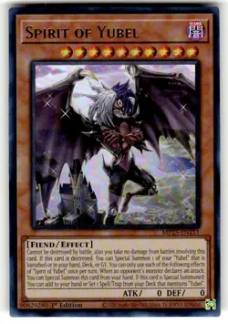 Yugioh! Spirit of Yubel - MP25-EN151 - Ultra Rare - 1st Edition Near Mint, Engli - Image 1
