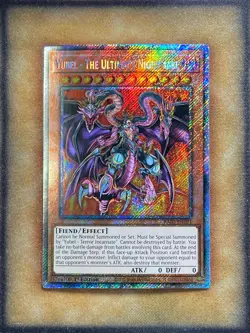 Yugioh Yubel - The Ultimate Nightmare RA03-EN191 Platinum Secret Rare 1st Ed NM - Image 1