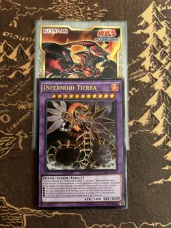 Yu-Gi-Oh! Infernoid Tierra - CORE-EN049 - NM - UNL Ed. Ultimate Rare - Image 1