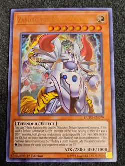 Yugioh! Zaborg the Mega Monarch - DUPO-EN079 - Ultra Rare 1st Edition Near Mint - Image 1