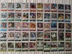 One Piece TCG Japanese Lot ×50 All Foils (No Duplicates) - Image 1